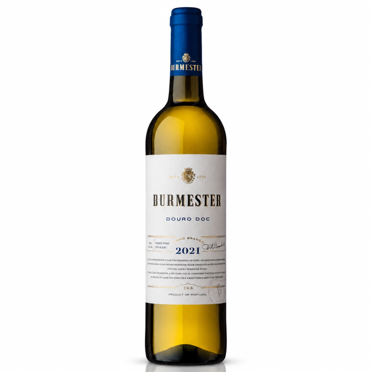 Garrafa de vinho Burmester Branco
