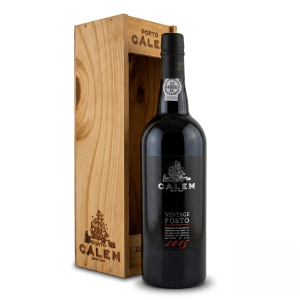 Calém Vintage 2011 Caixa Madeira, Vinho do Porto exclusivo, robusto e elegante, ideal para colecionadores e ocasiões especiais.