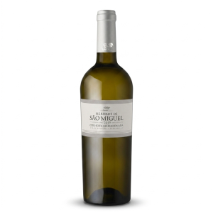 Herdade S. Miguel Branco Coll Selc, vinho branco fresco e sofisticado, com notas de frutas cítricas e florais, ideal para acompanhar peixes, mariscos e saladas.