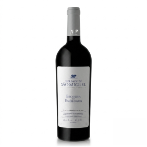 Herdade São Miguel Escolha D'Enólogos, Vinho tinto elegante com notas de frutas maduras e um toque de carvalho, ideal para pratos sofisticados.