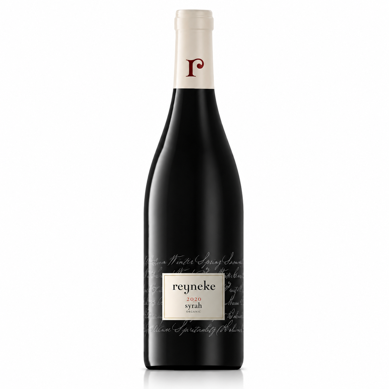 Garrafa de vinho Reyneke Biodynamic Syrah 2020