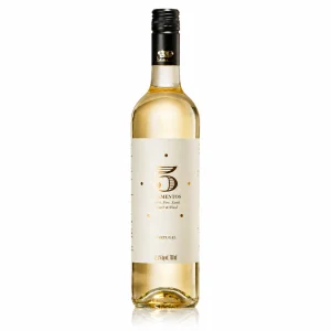 Garrafa de vinho 5 Elementos Branco