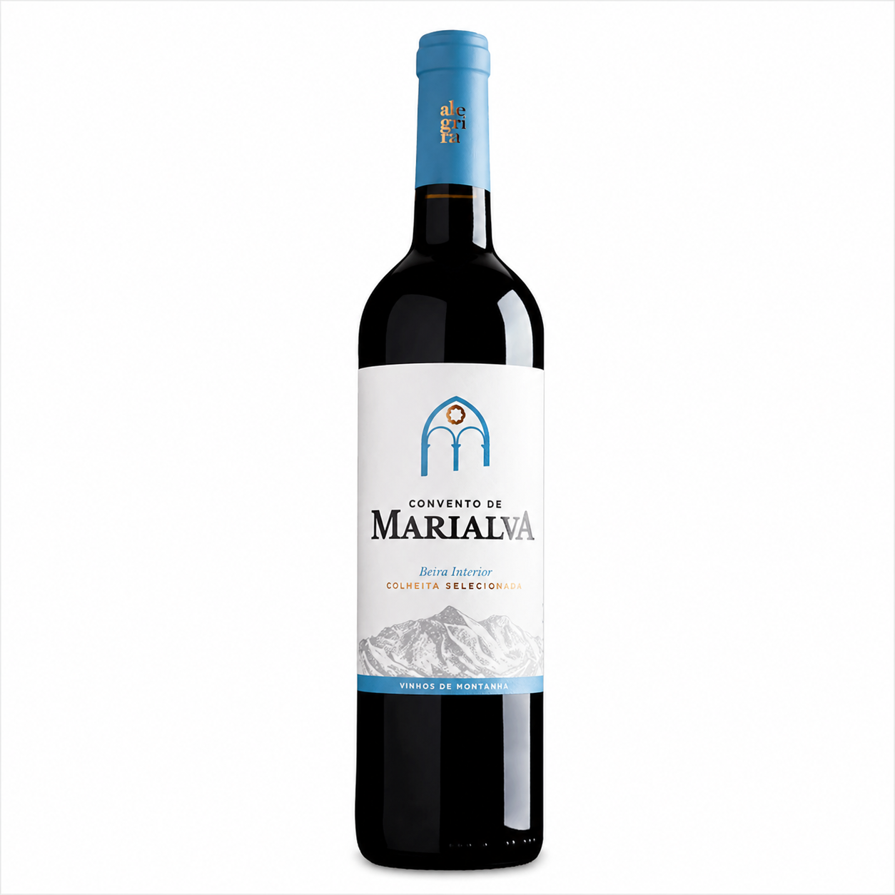 Convento de Marialva Colheita Tinto, Vinho encorpado com notas de frutas vermelhas e especiarias, perfeito para pratos sofisticados.