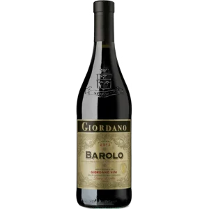 Garrafa de vinho Giordano Barolo