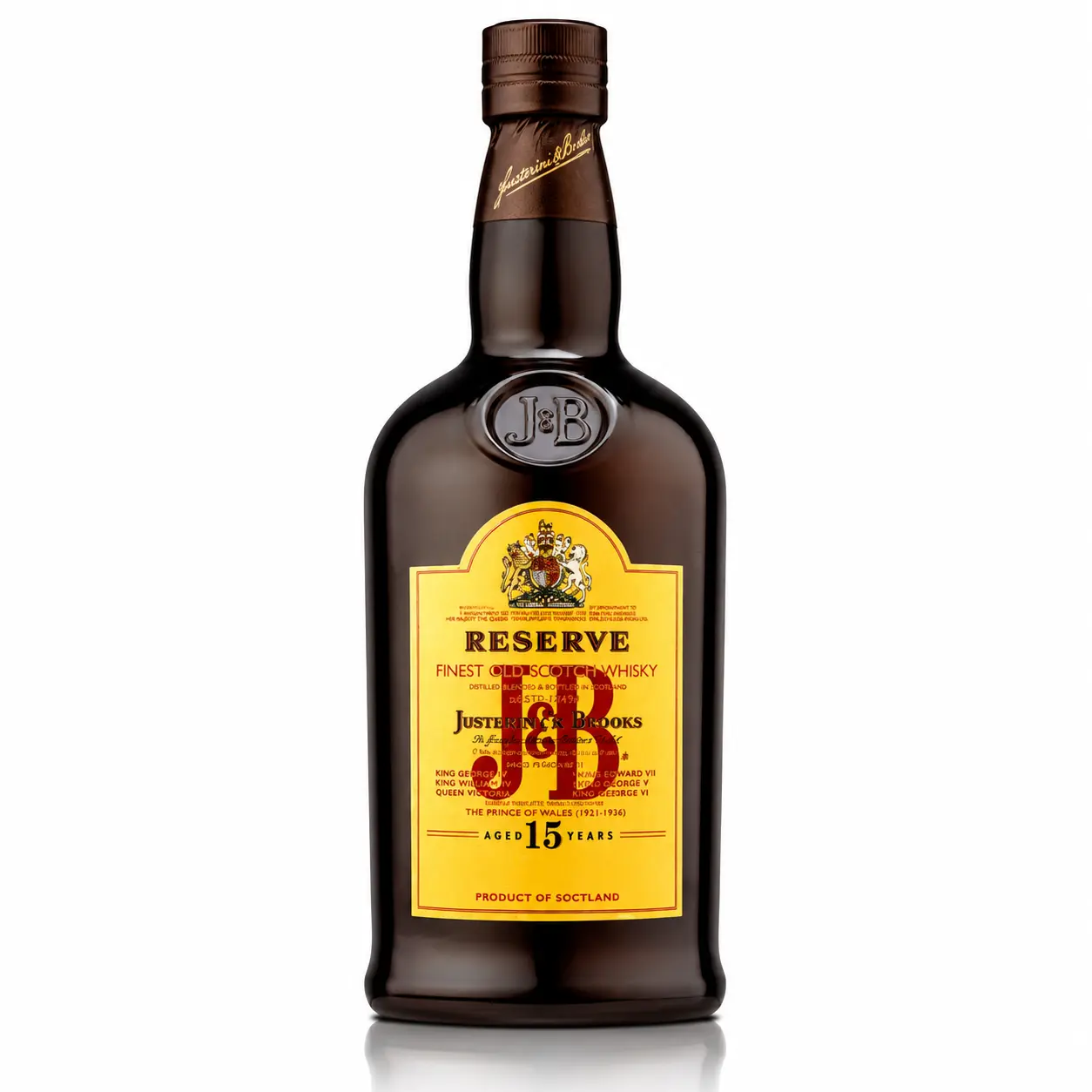 Garrafa de J&B Reserve 15 Anos 70cl