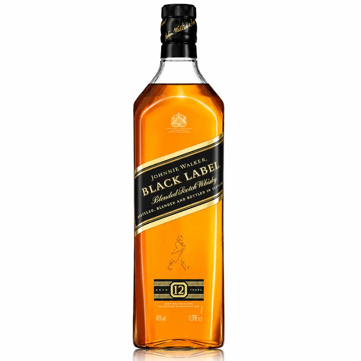 Miniatura Johnnie Walker Black Label 5cl whisky escocês premium
