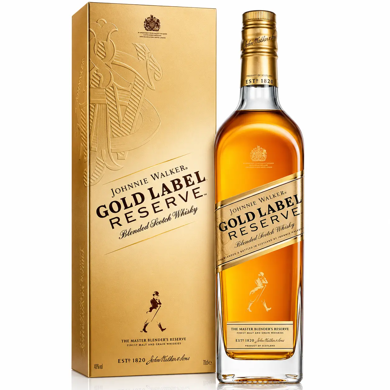 Garrafa de Johnnie Walker Gold Label Reserve