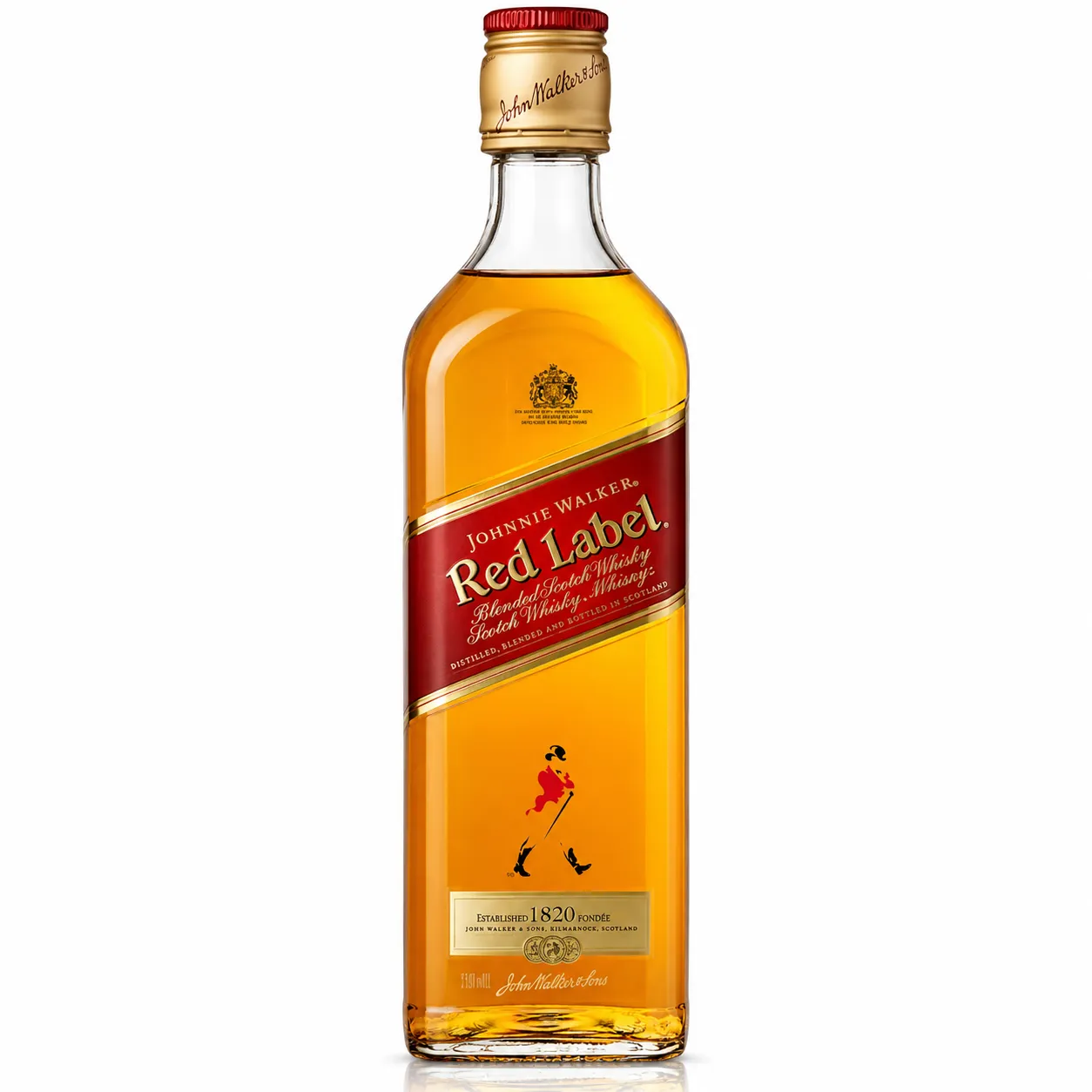 Garrafa de Johnnie Walker Red Label 20cl whisky escocês blended