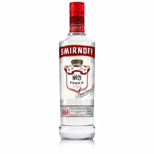 Garrafa de Smirnoff Red Label No. 21 Vodka 75cl vodka clássica premium