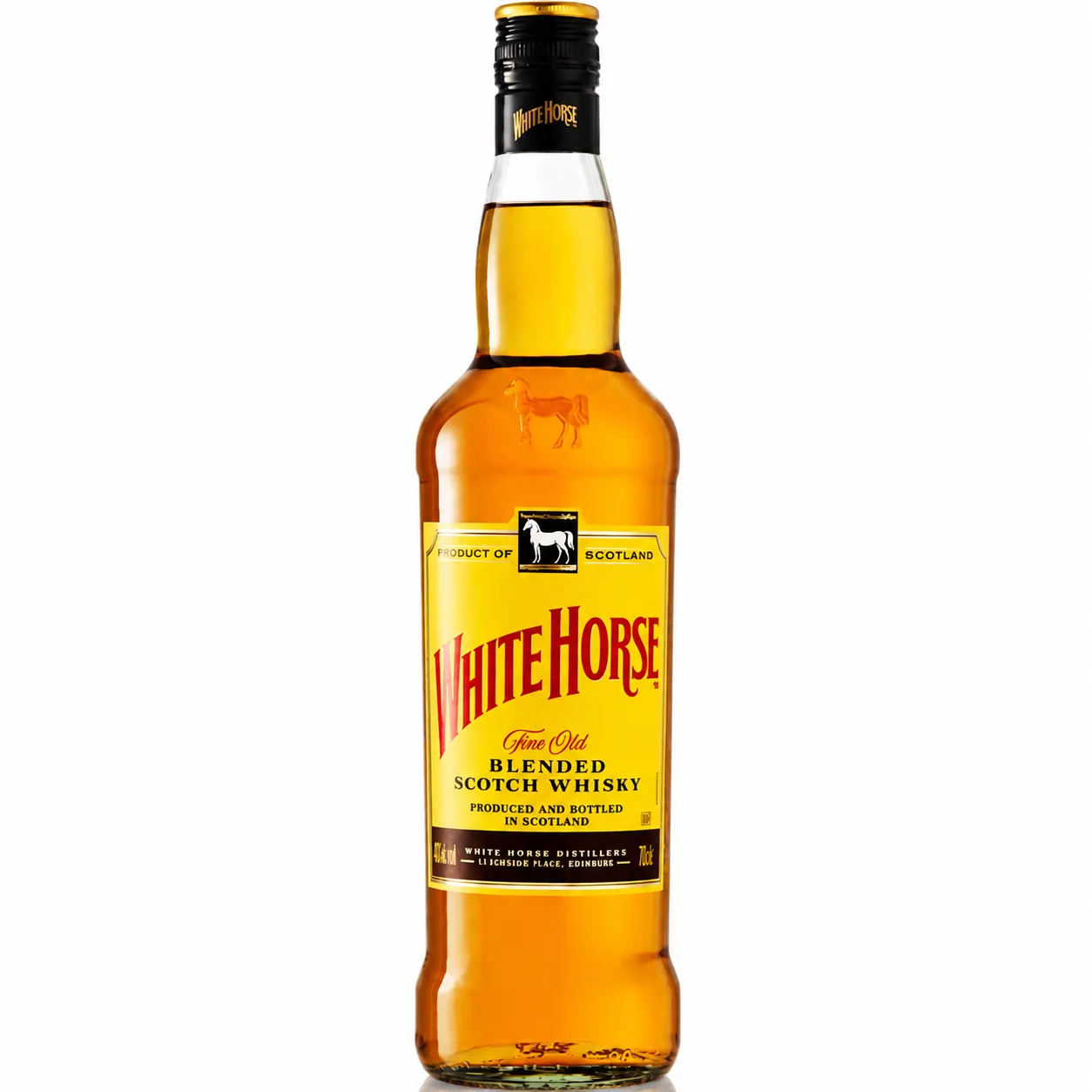 Garrafa de White Horse Whisky 20cl whisky escocês blended premium Garrafa de White Horse Whisky 20cl whisky escocês blended premium