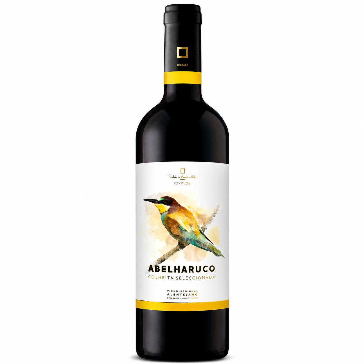 Abelharuco Tinto, Vinho tinto elegante com notas de frutas vermelhas e especiarias, ideal para carnes e pratos sofisticados.
