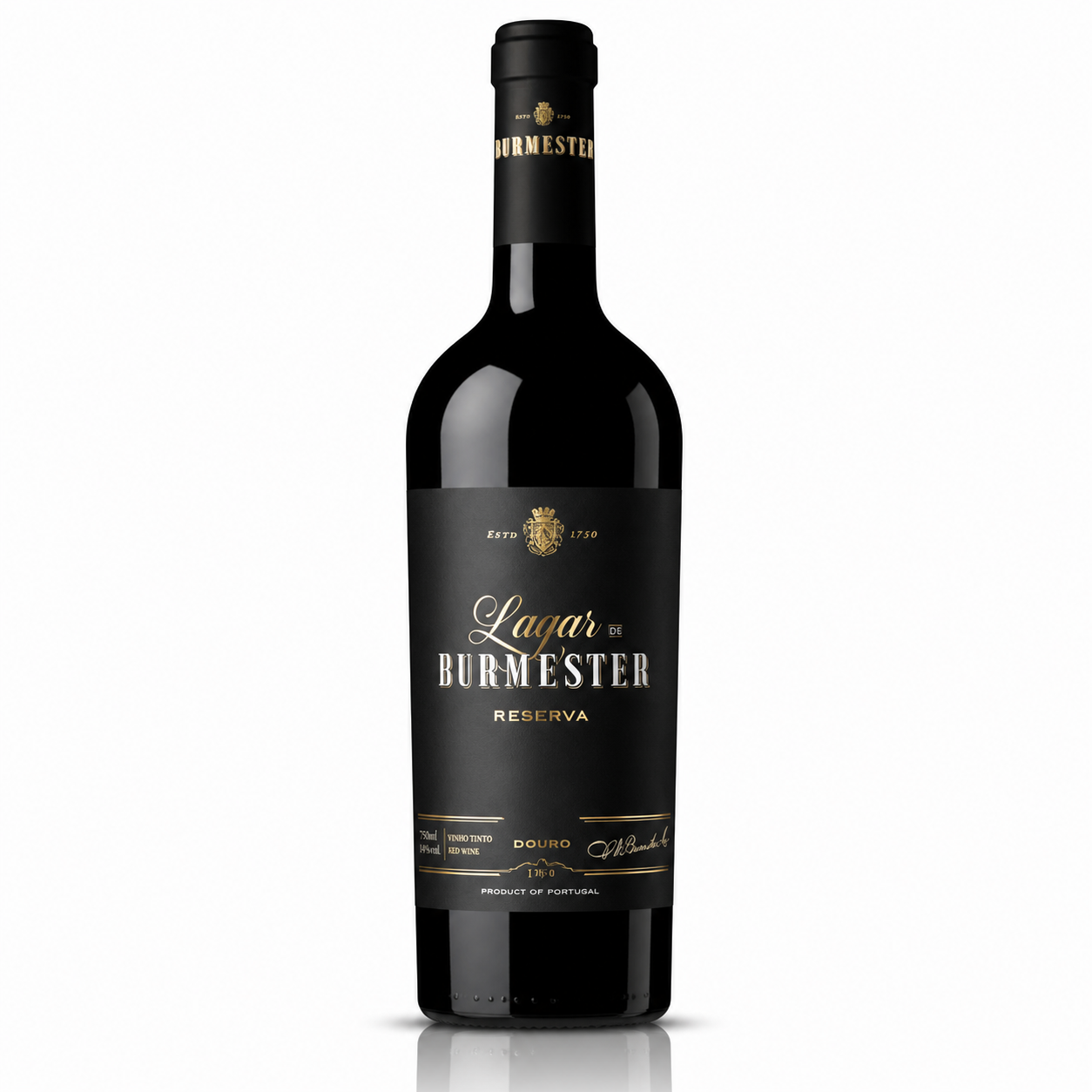 Garrafa de vinho Burmester Reserva
