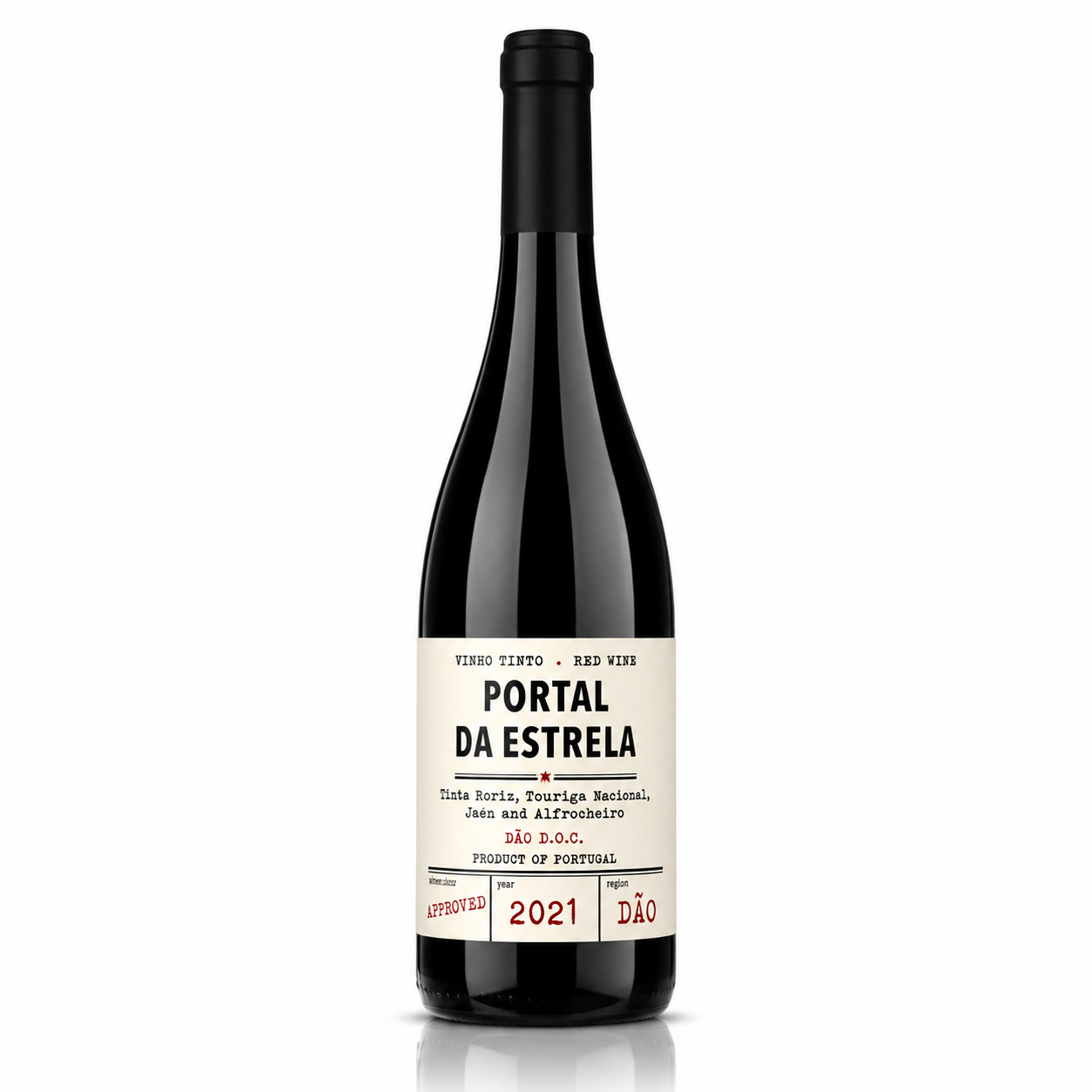 Garrafa de vinho O Portal da Estrela Tinto