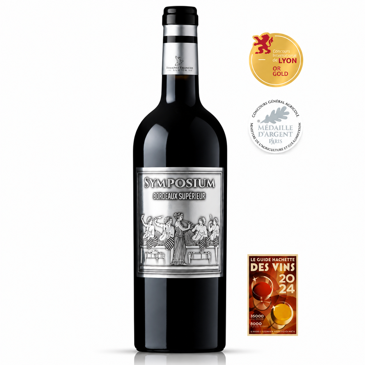 Garrafa de vinho Symposium Bordeaux Supérieur