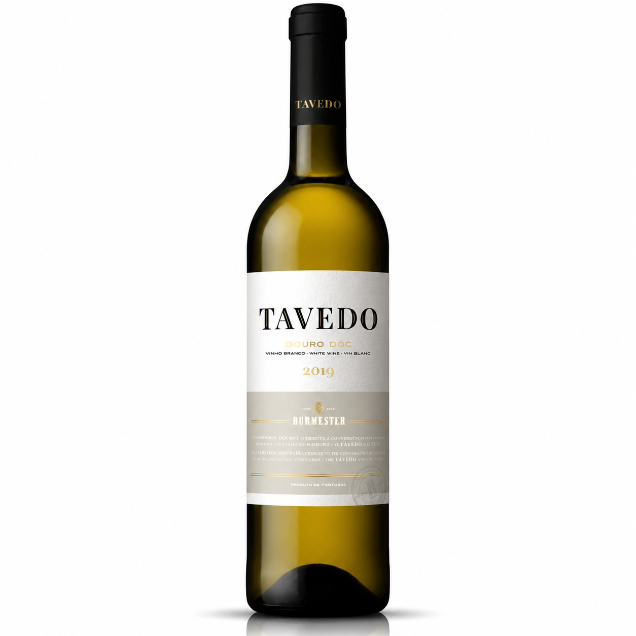 Garrafa de vinho Tavedo Branco Casa Burmester