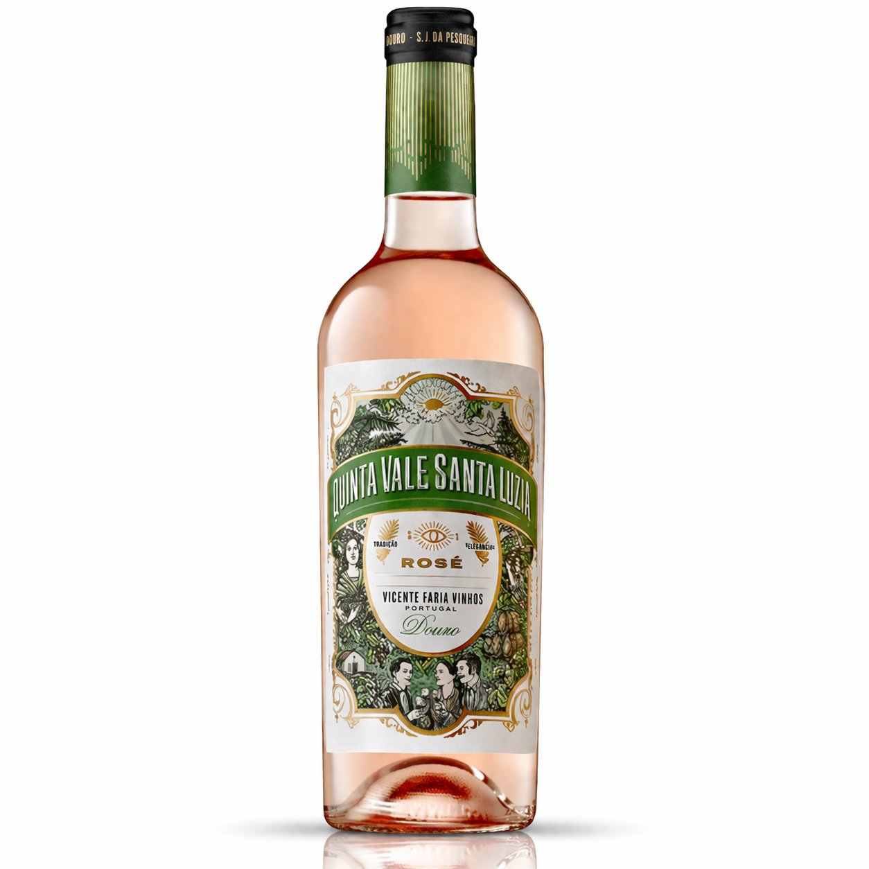 Garrafa de vinho Quinta Vale S. Luzia Rosé