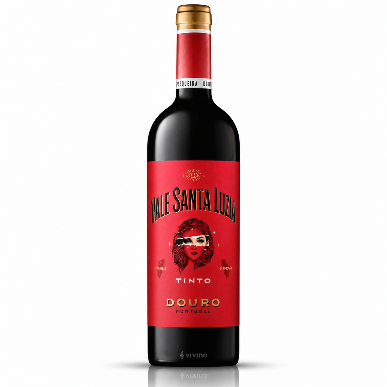 Garrafa de vinho Vale S. Luzia Tinto