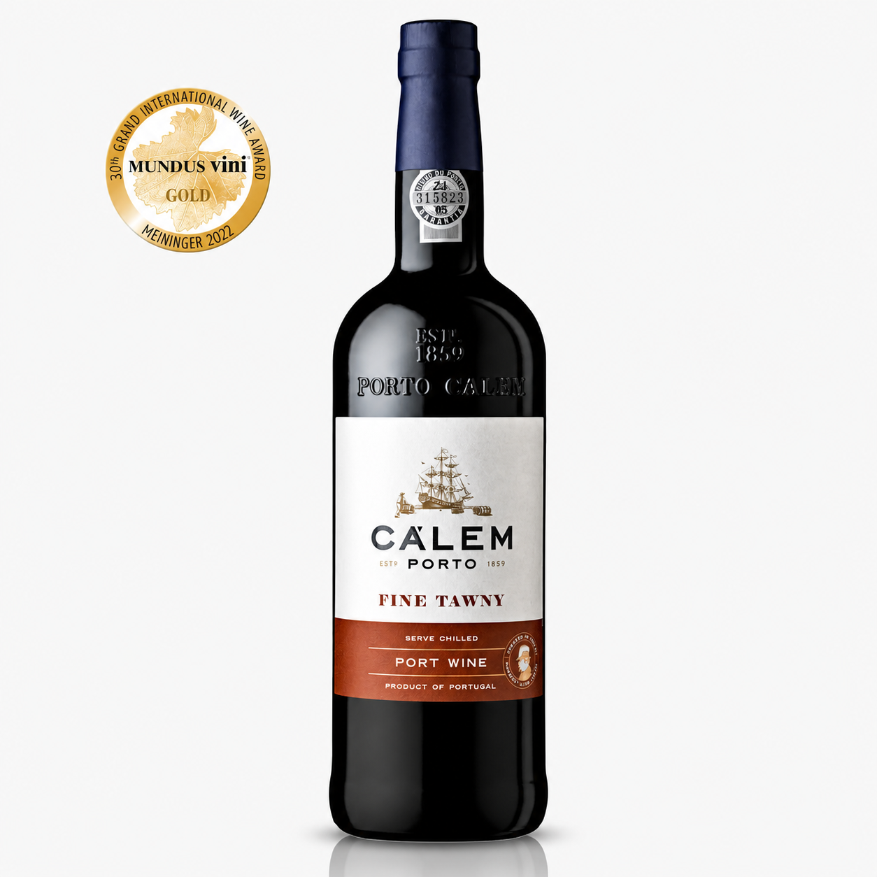 Garrafa de vinho Calém Fine Tawny