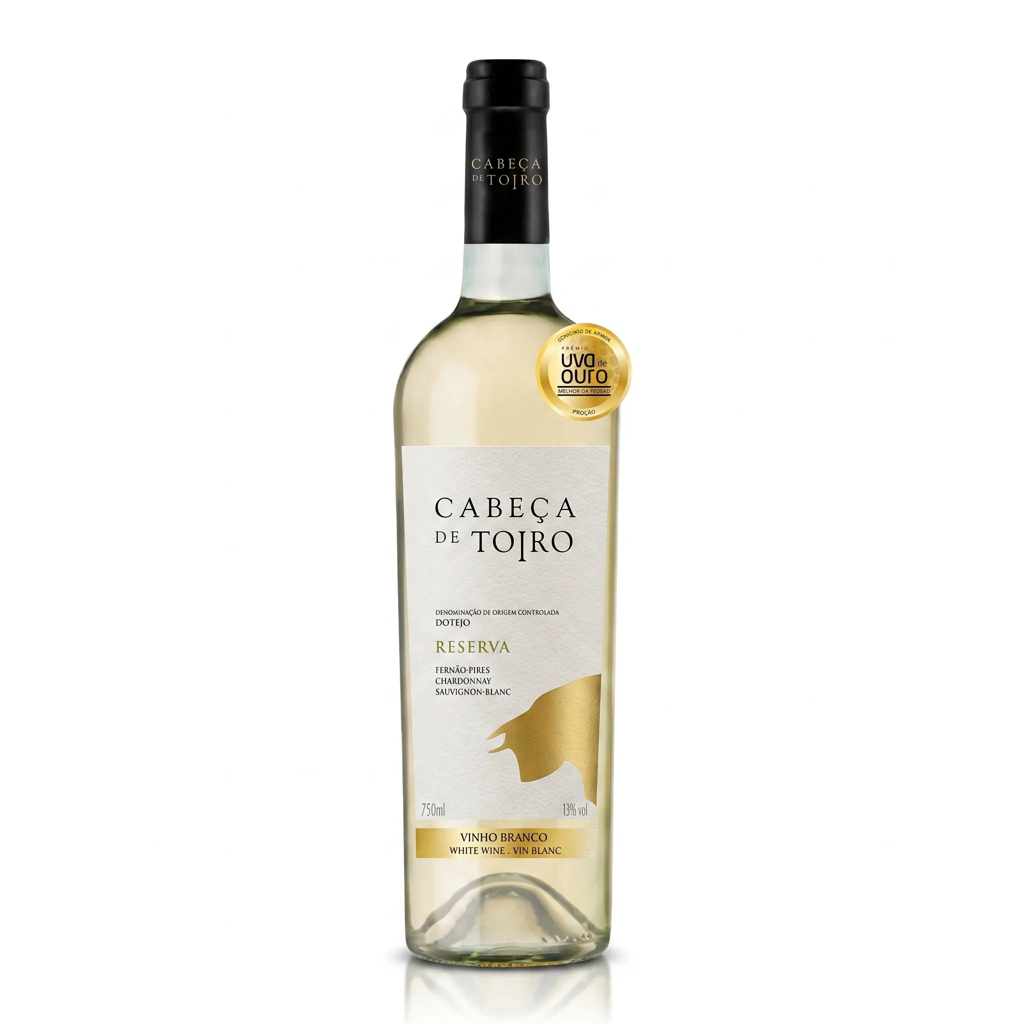 Garrafa de Vinho Cabeça de Toiro DOP Tejo Reserva Branco