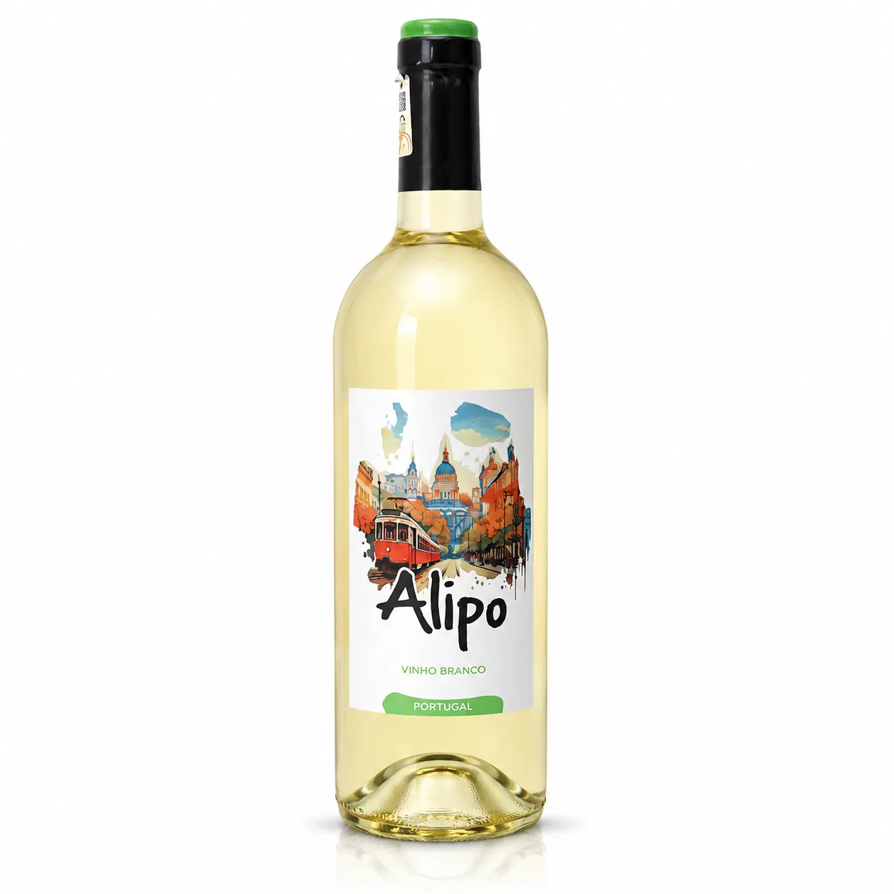 Garrafa do Vinho Alipo 2024 com rótulo frontal visível em destaque