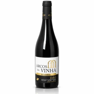 Garrafa do Vinho Arcos da Vinha Reserva Tinto 2018 com rótulo clássico de Reserva em destaque