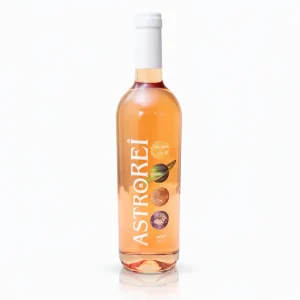 Garrafa do Vinho Astro Rei Rosé 2024 exibindo a cor salmão brilhante e o rótulo frontal