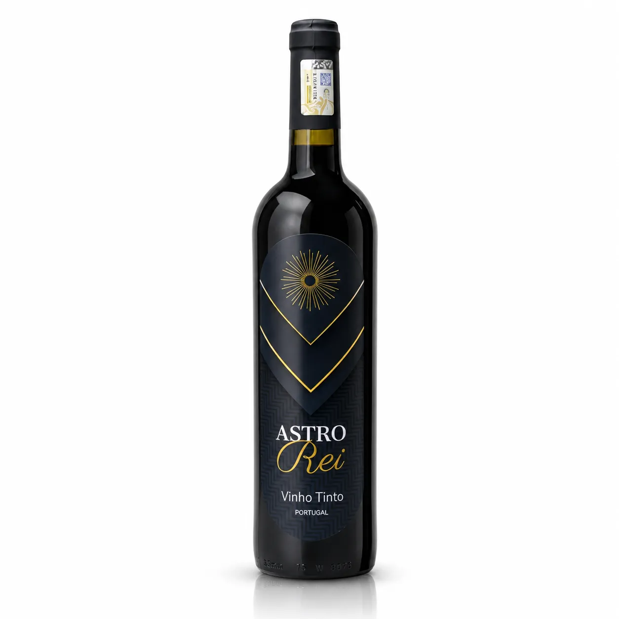 Garrafa do Vinho Astrorei Tinto 2024 com rótulo frontal em destaque
