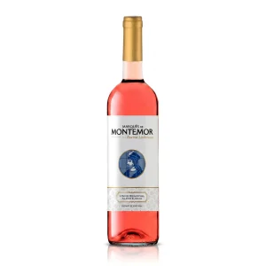 Garrafa do Vinho Marques de Montemor Rosé 2023 com rótulo frontal visível em destaque